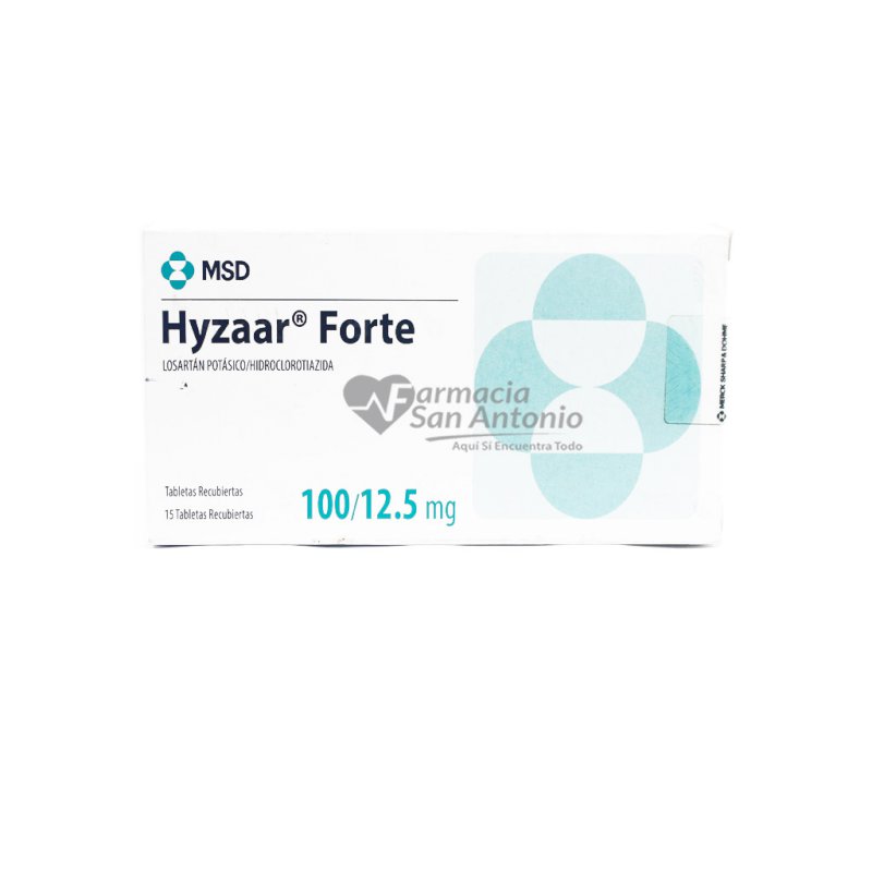 HYZAAR FORTE 100/12.5MG X 15 TAB