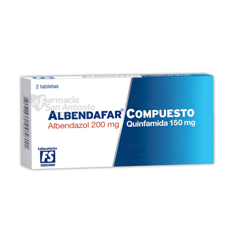 ALBENDAFAR COMPUESTO X 2 TAB