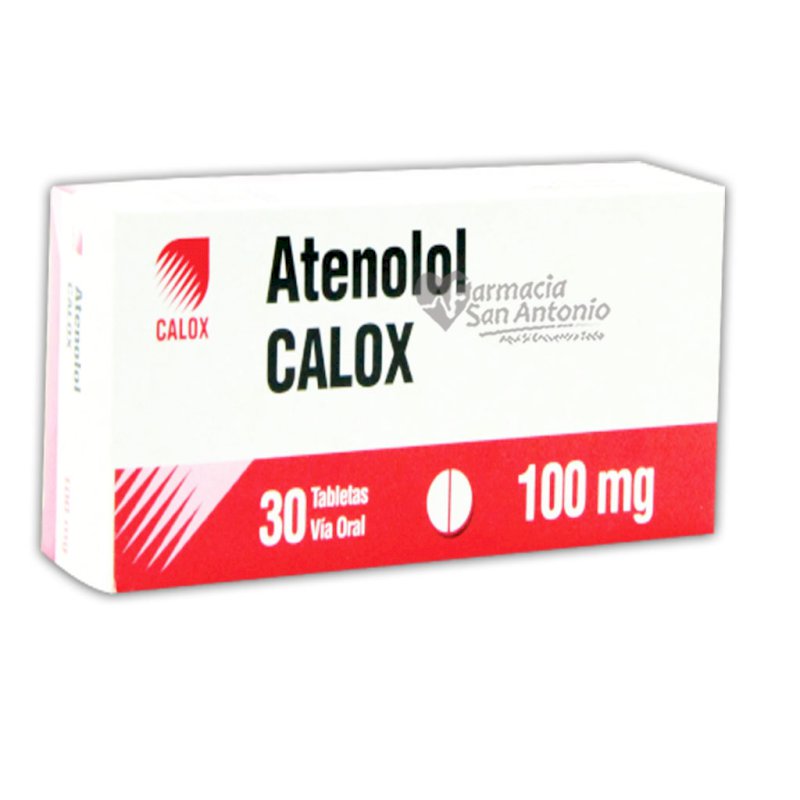 ATENOLOL CALOX 100MG X 30 TAB