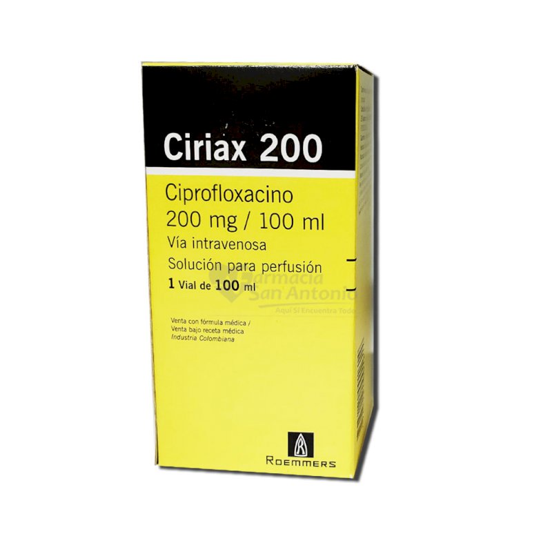 CIRIAX INF IV 200MG FCO 100ML $
