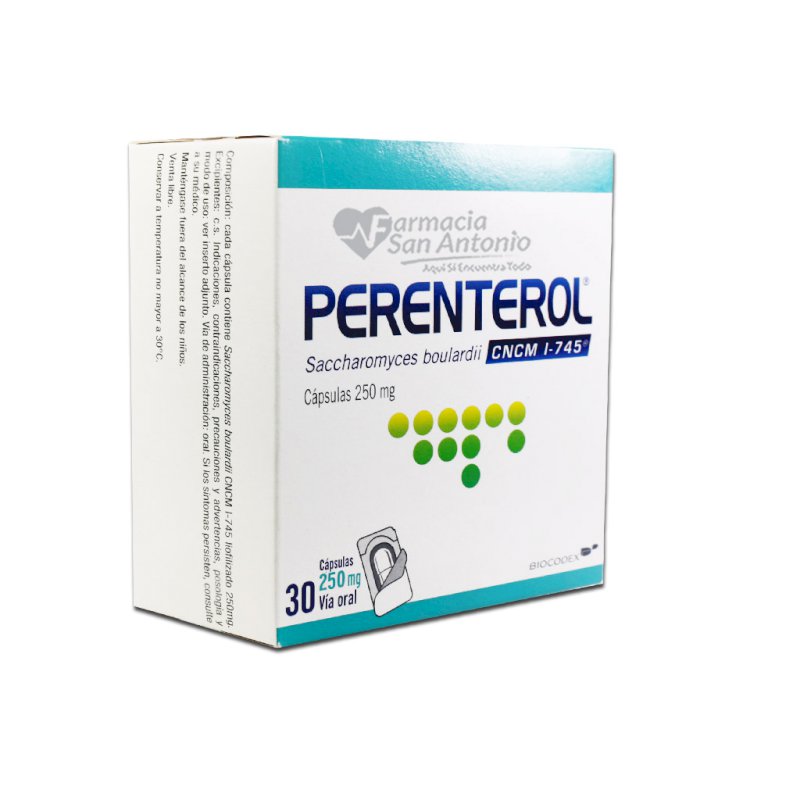 UNIDAD PERENTEROL 250MG CAPSULAS