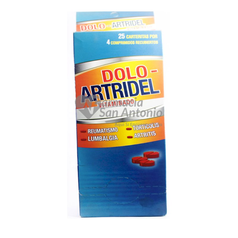 UNIDAD FARDEL DOLO-ARTRIDEL X 100 TAB