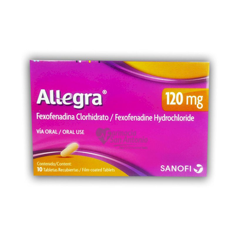 ALLEGRA 120MG X 10 TABS