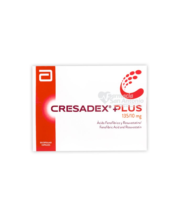 CRESADEX PLUS 135/10MG X 30 &aacute;