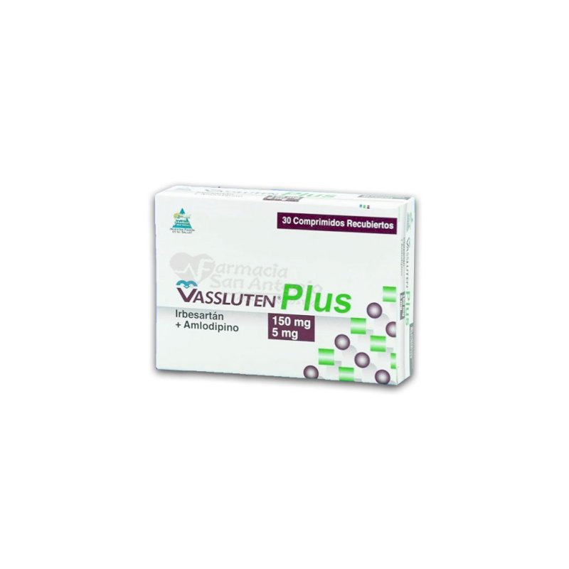 VASSLUTEN PLUS 150MG/5MG CAJA X 30 COMP.