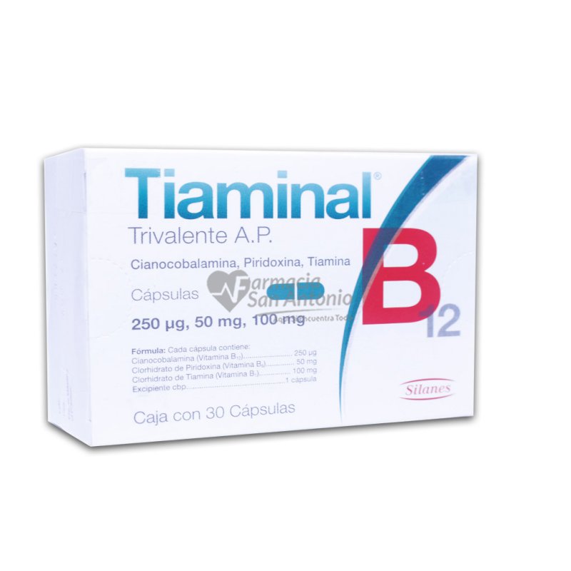 TIAMINAL B12 TRIVALENTE X 30 CAPS