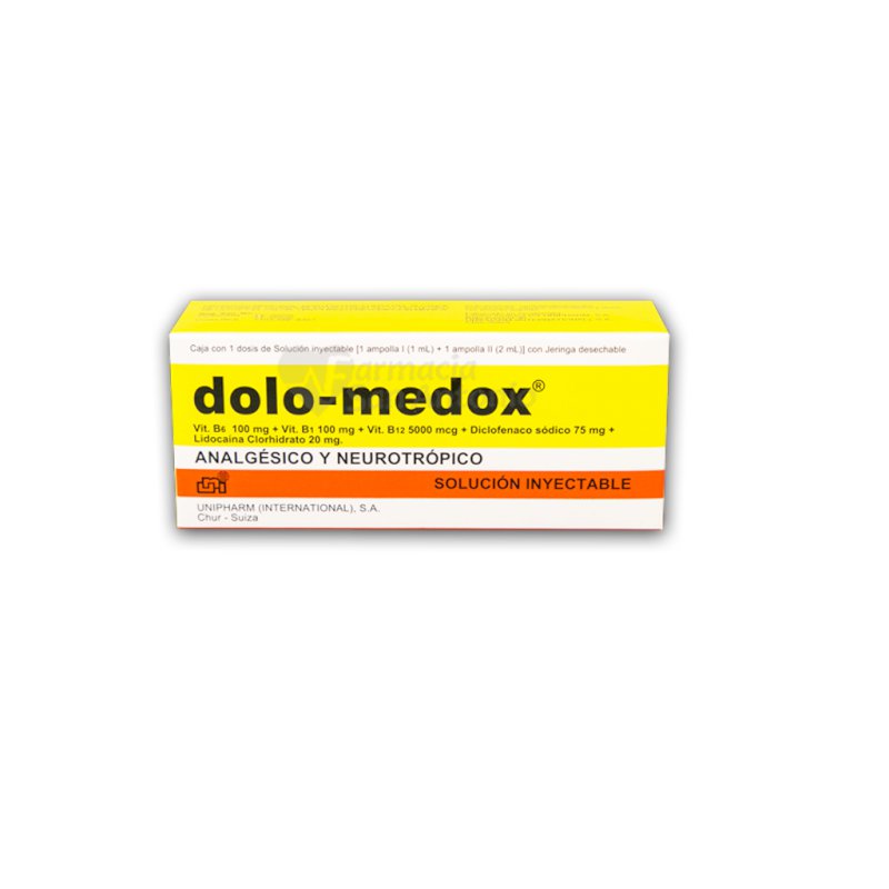 DOLO-MEDOX INY X 1 AMP 2ML