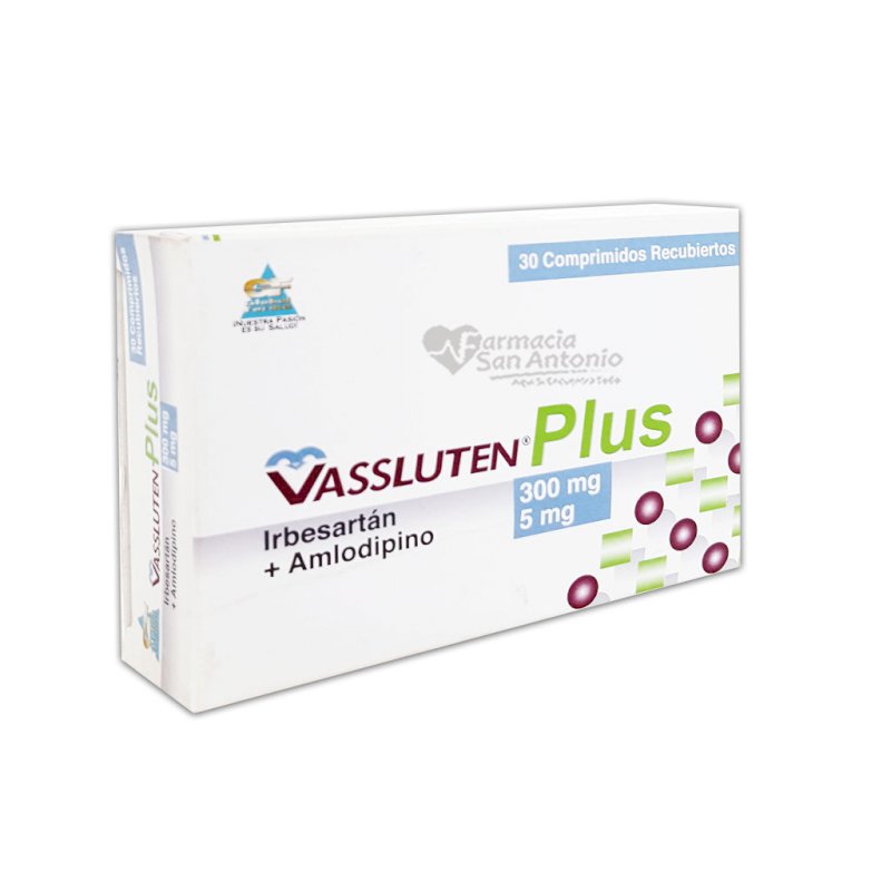 VASSLUTEN PLUS 300MG/5MG X 30 COMP