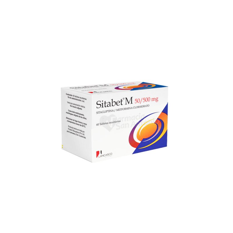 SITABET M 50/500MG X 60 TAB.