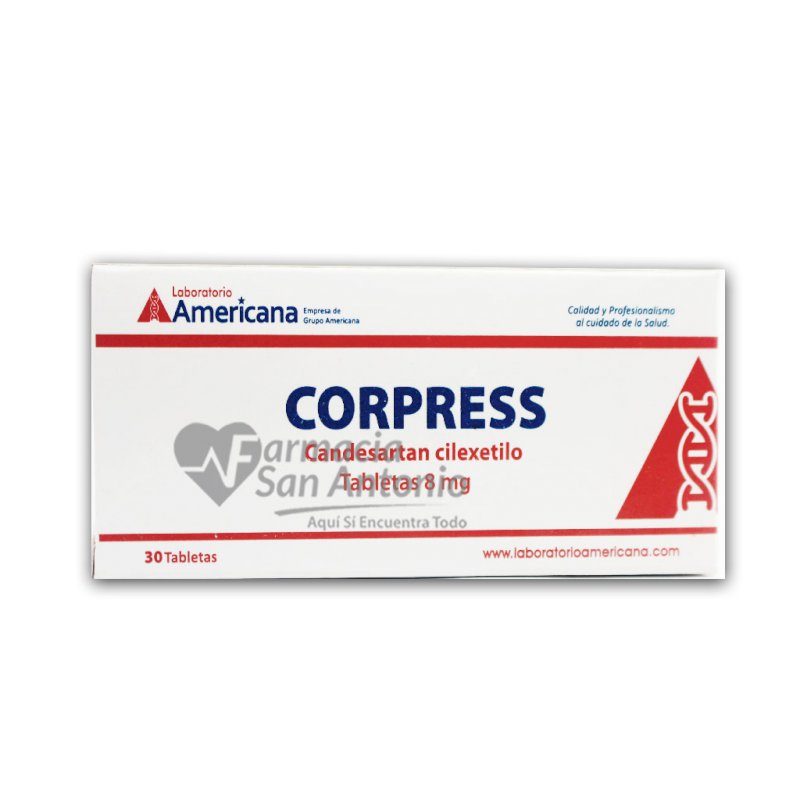 CORPRESS 8MG X 30 TAB.