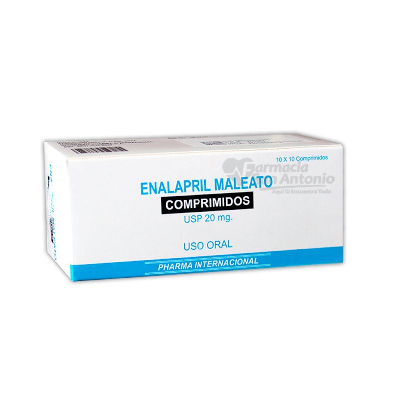 ENALAPRIL 20 MG X 100 TAB