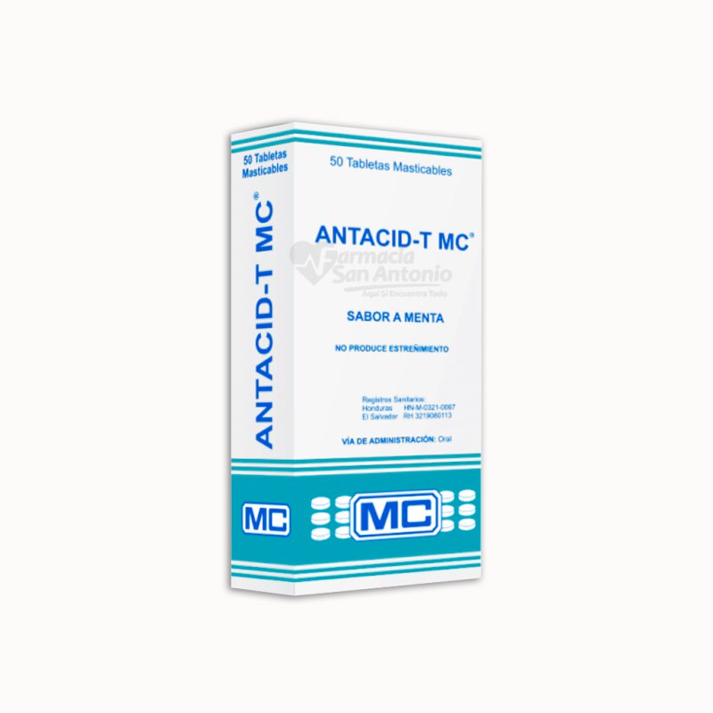 UNIDAD MC ANTACID TAB