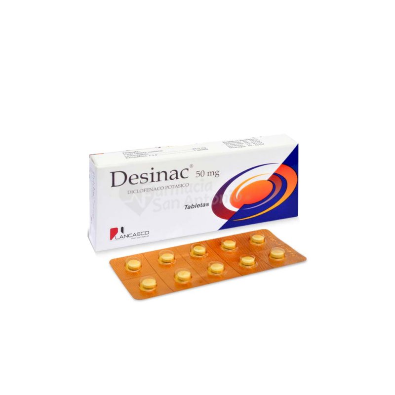 UNIDAD LANCASCO DESINAC 50MG TAB