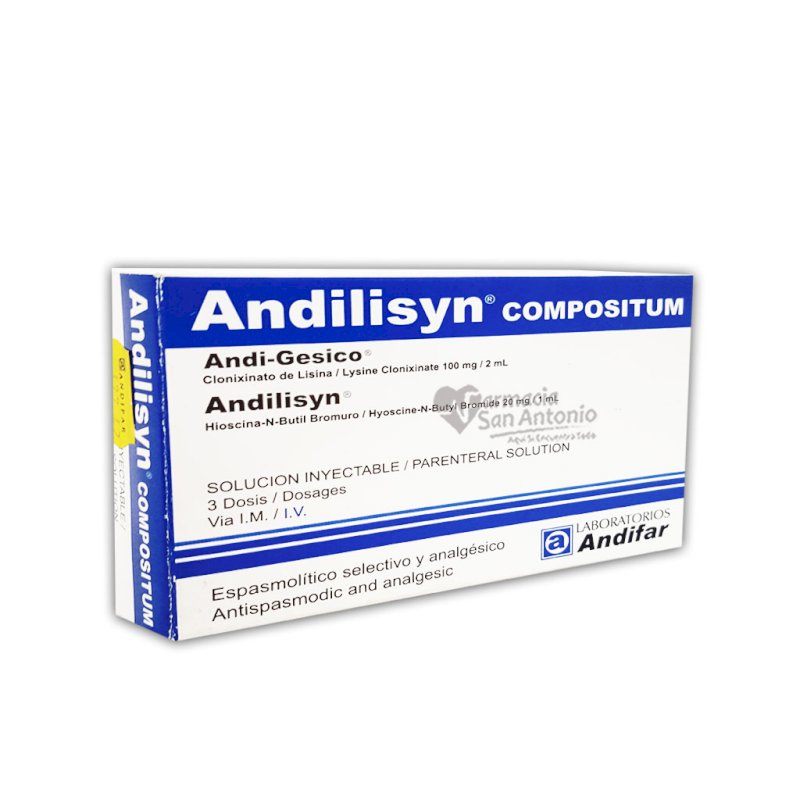 UNIDAD ANDIFAR ANDILISYN AMPOLLAS X 5