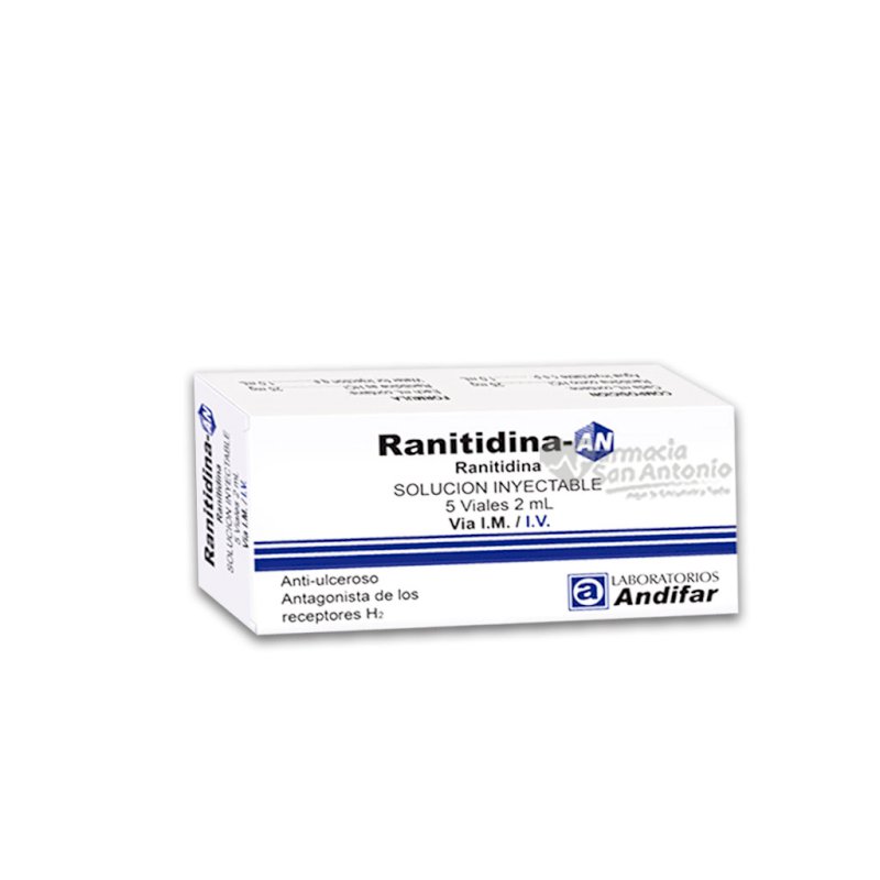 UNIDAD ANDIFAR RANITIDINA ANDIFAR INY/2ML