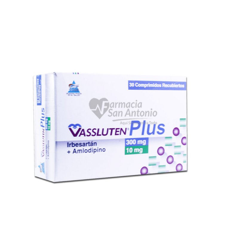 VASSLUTEN PLUS 300MG/10MG X 30 TAB