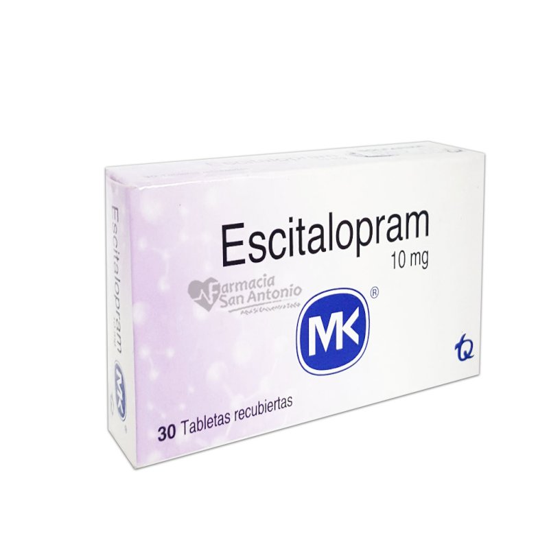 ESCITALOPRAM 10MG X 30 TABS.