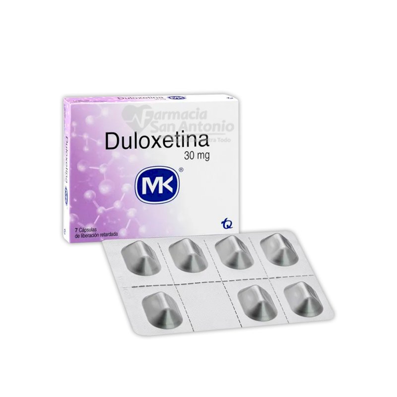 DULOXETINA 30MG X 7 CAPS.