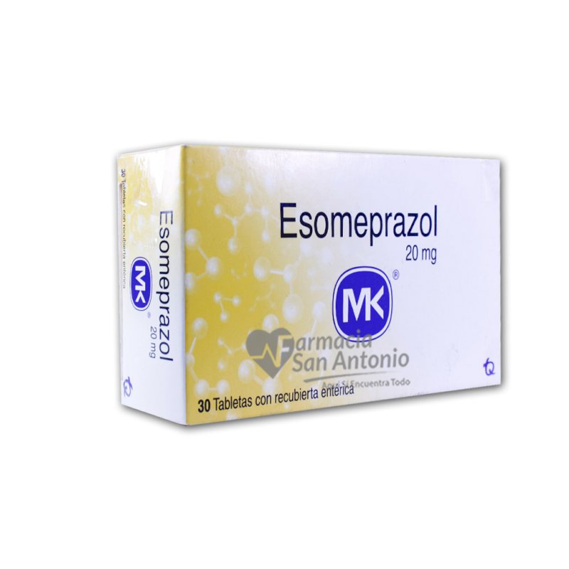 ESOMEPRAZOL 20MG X 30TABS.