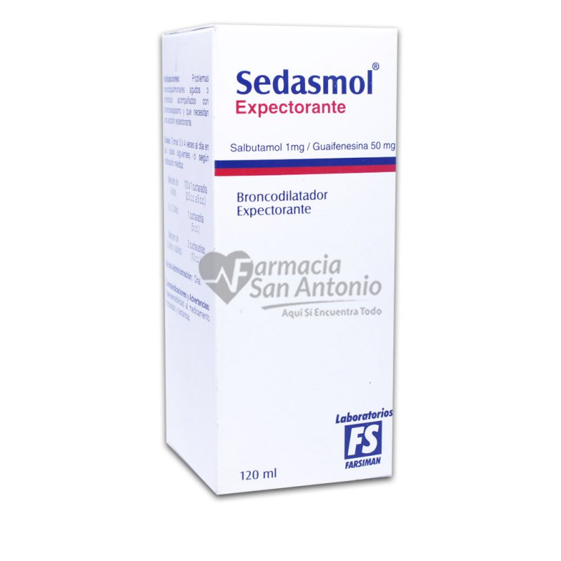 SEDASMOL EXPECTORANTE JBE X 120 ML