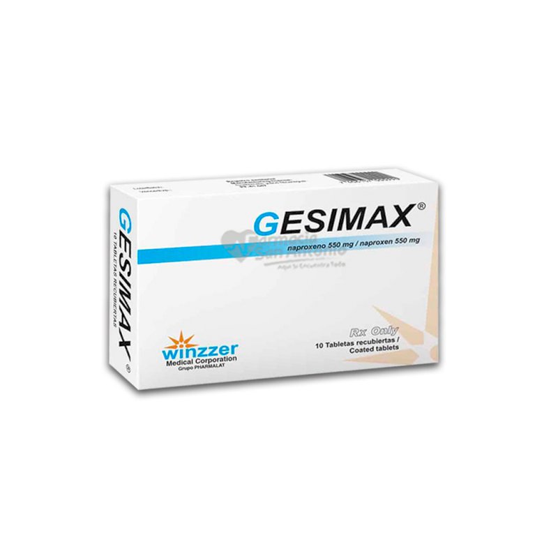 GESIMAX 550MG X 10 TABS*