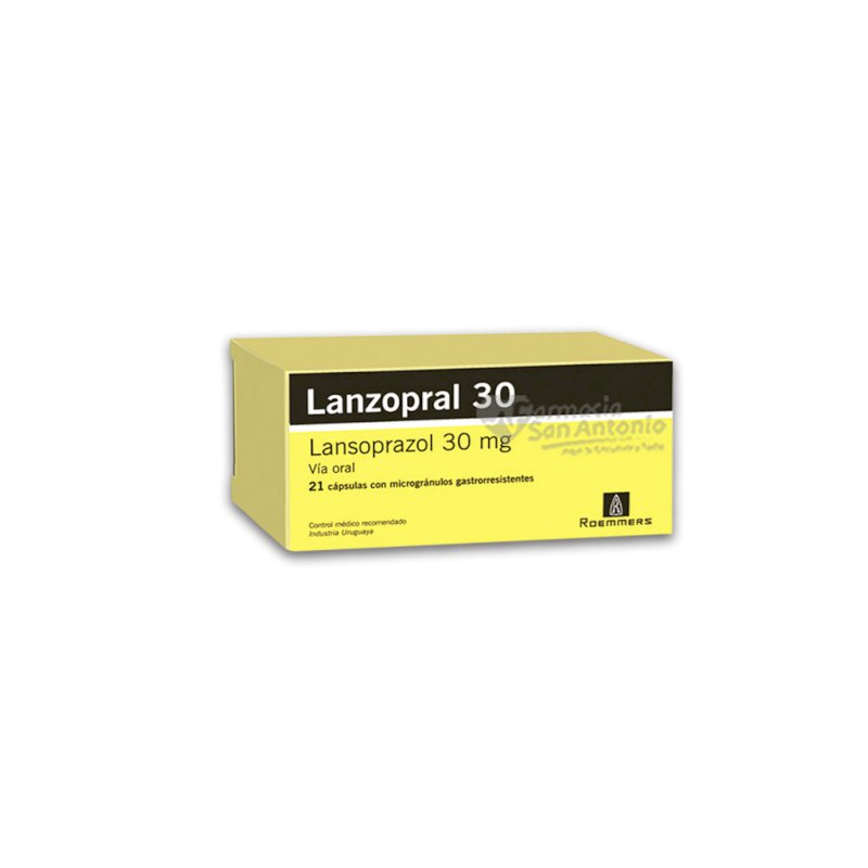 LANZOPRAL 30MG X 30 COMPRIMIDOS $
