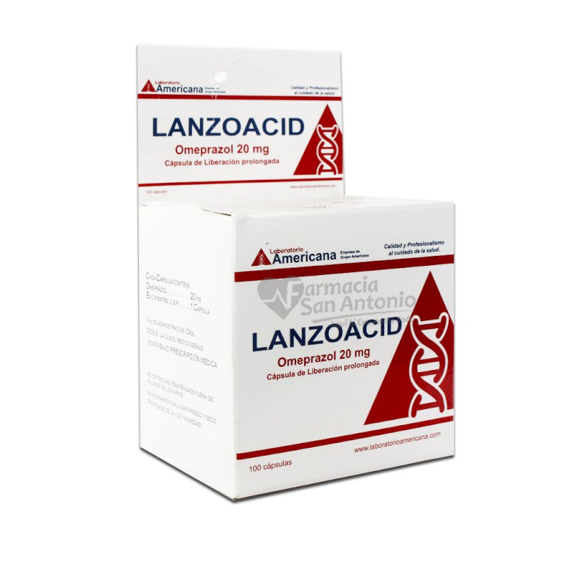 UNIDAD LANZOACID 20MG