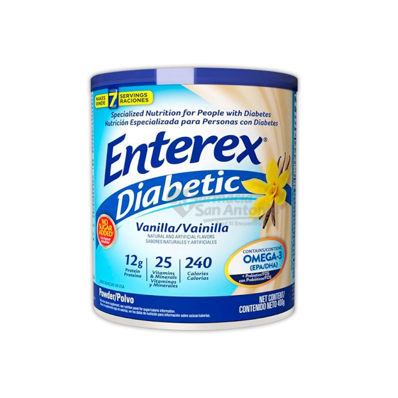 ENTEREX DIABETIC X 400 GRS