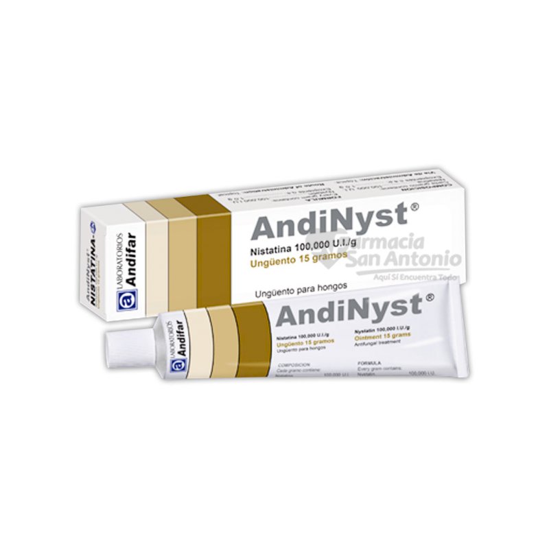 ANDI-NYST 100,000 U.I/G UNGUENTO 15G