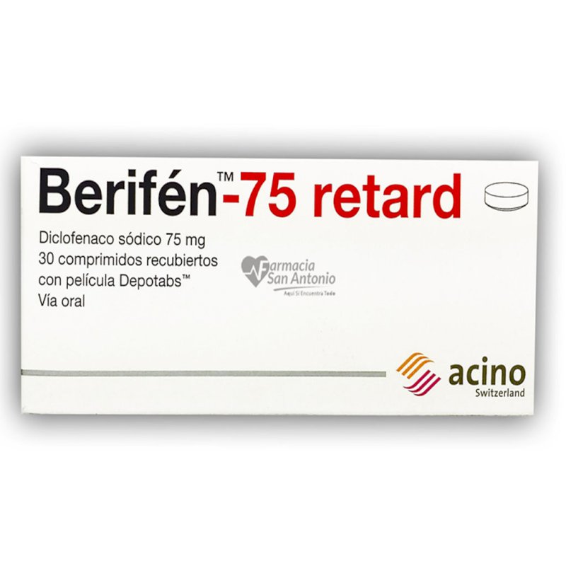 BERIFEN-75 RETARDC TABLETAS