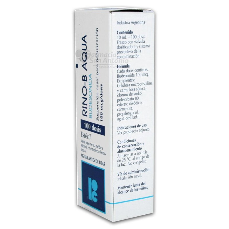 RINO-B AQUA SUSP NASAL 100MCG X 100 DOSIS