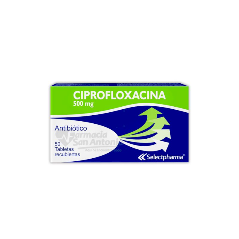 UNIDAD SELECT PHARMA CIPROFLOXACINA 500MG