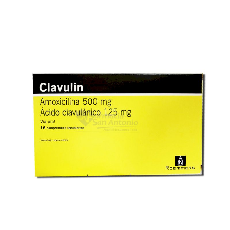 CLAVULIN 500/125 MG X 16 TBS $