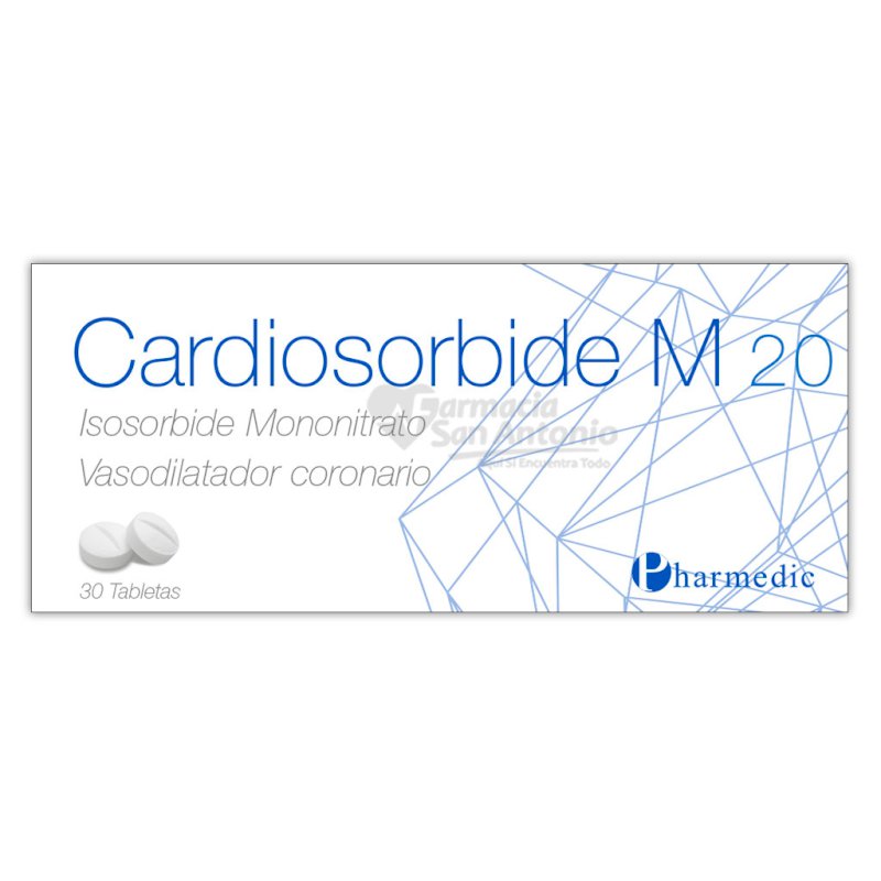 UNIDAD CARDIOSORBIDE-M 20MG