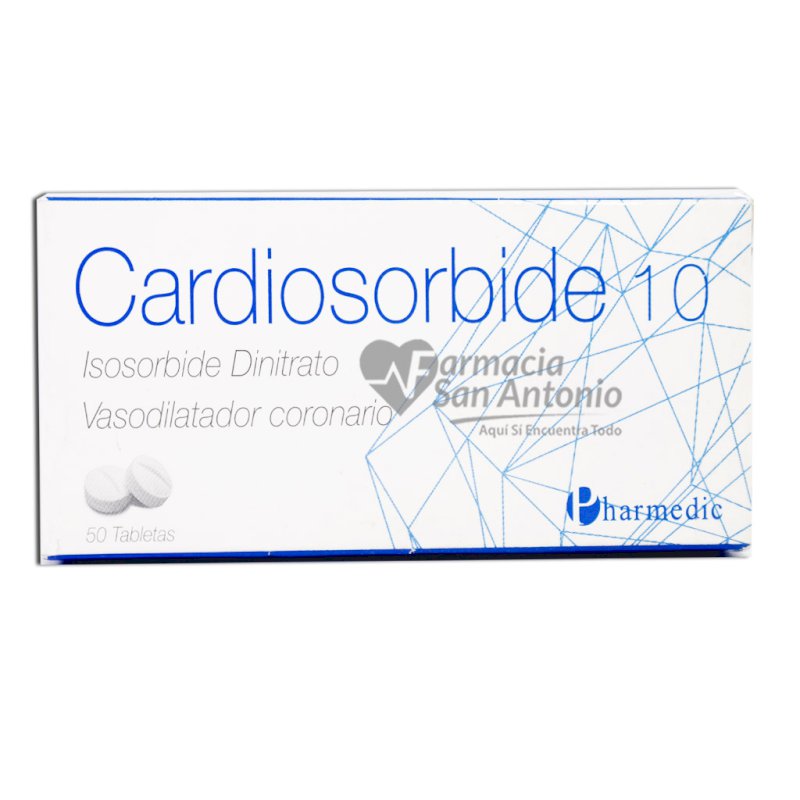 CARDIOSORBIDE 10MG X 50 TAB