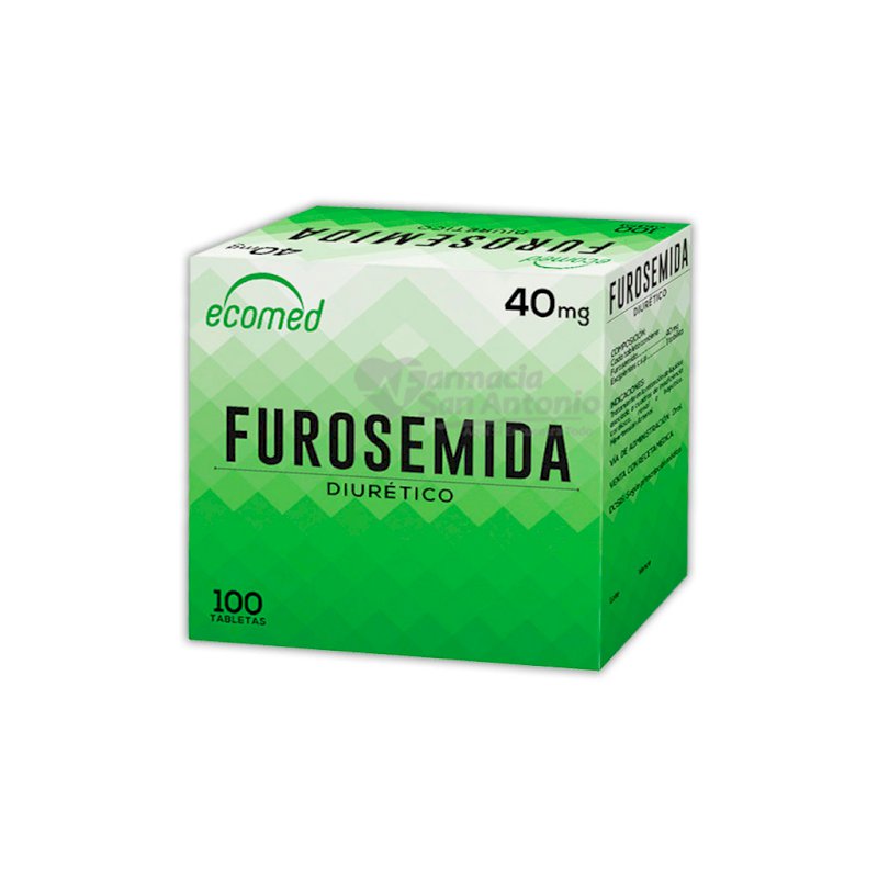 FUROSEMIDA ECOMED 40MG X 100 TAB