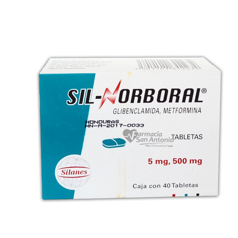 SILNORBORAL 5/500 X 40 TAB