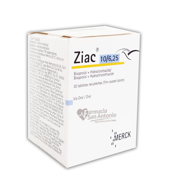 ZIAC 10/6.25MG X 30 TAB @