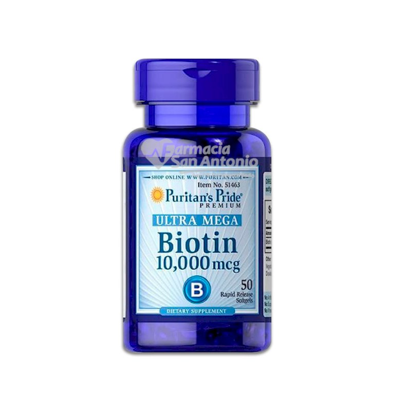 MEGA BIOTIN 10,000 MCG X 50 SOFTGELS