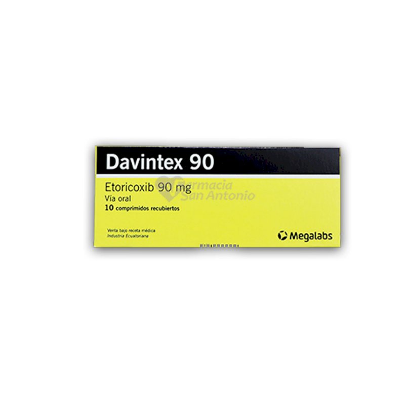 DAVINTEX 90MG X 10 COMP