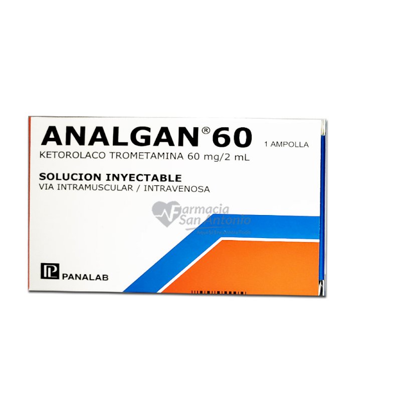 ANALGAN 60MG X 1 AMPS $