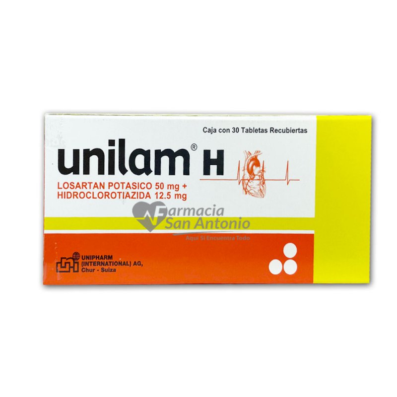 UNILAM H 50MG/12.5 X 30 TAB