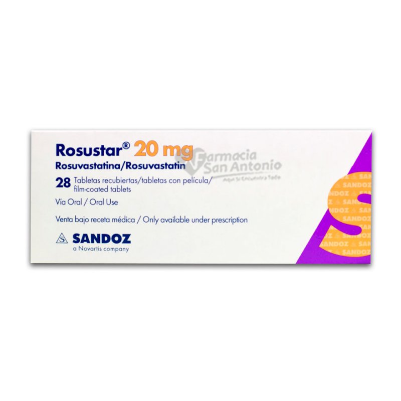 ROSUSTAR 20MG 28FCT CAC