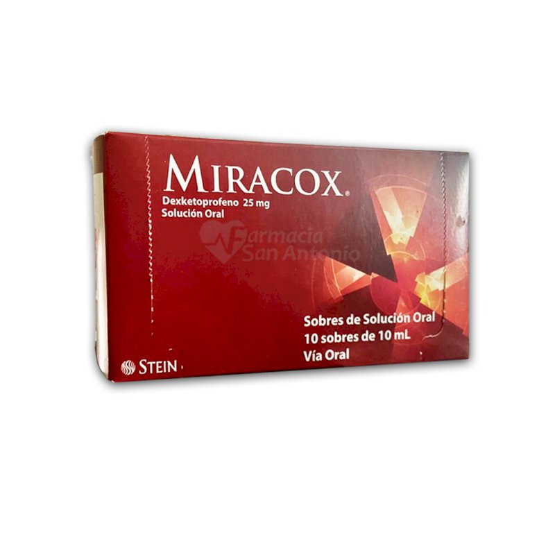 MIRACOX 25MG X 10 SOBRES SOL. BB