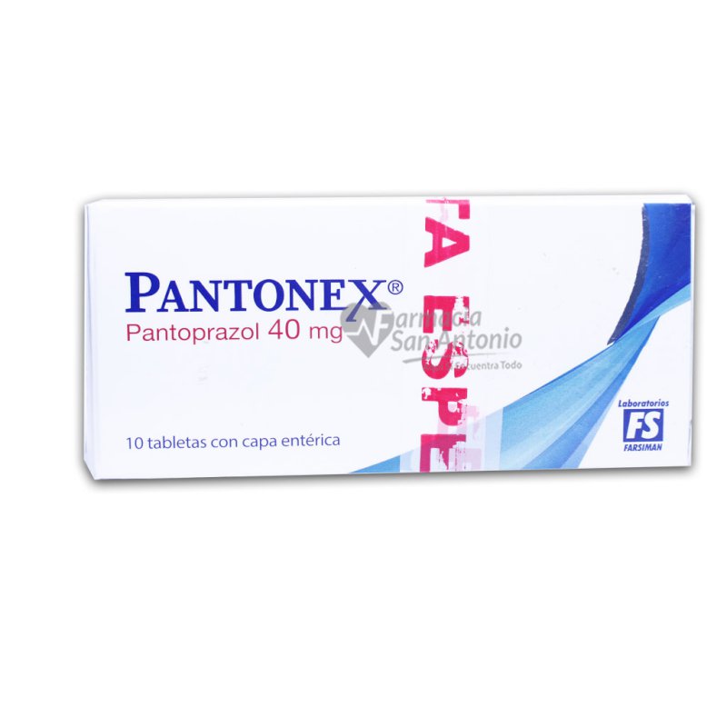 PANTONEX 40MG X 10 TABS + 10 & Farmacia San Antonio