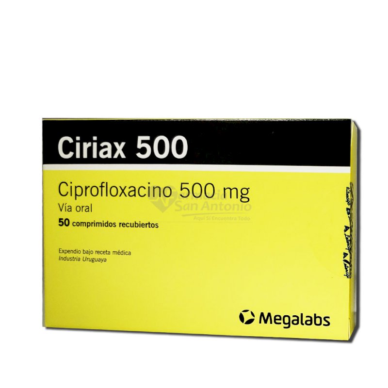 UNIDAD CIRIAX 500MG TAB $