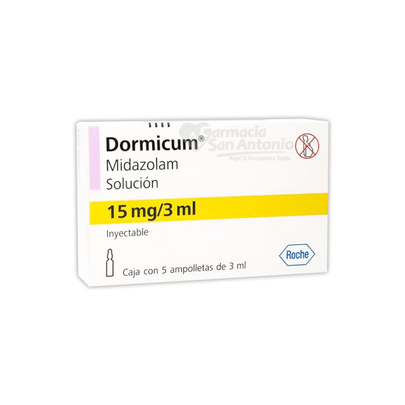 UNIDAD DORMICUM 15MG AMP