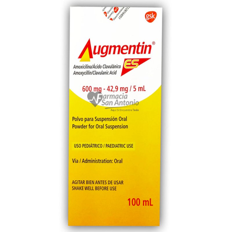 AUGMENTIN-ES 600MG X 100 ML