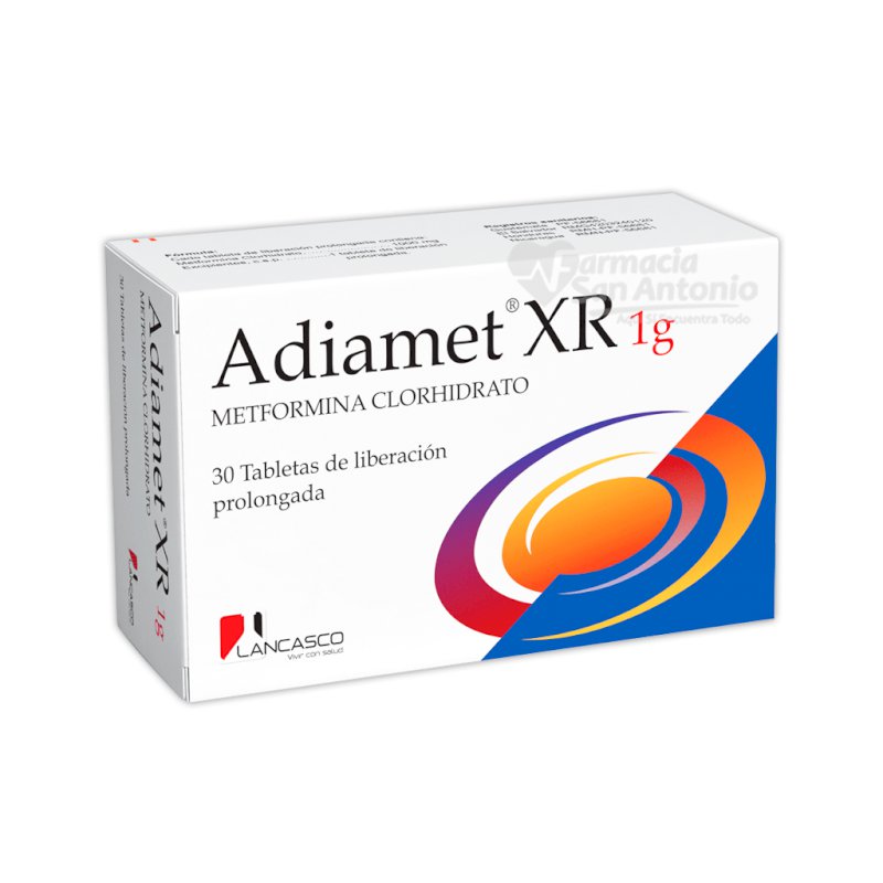 ADIAMET XR 1GR X 30 TABS