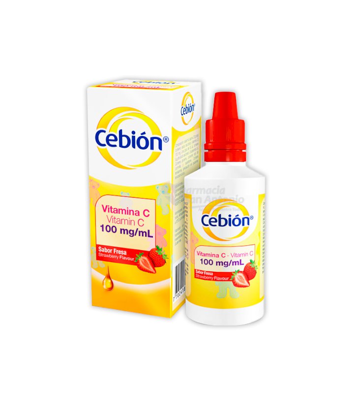CEBION FRESA 100MG GOTAS 30 ML